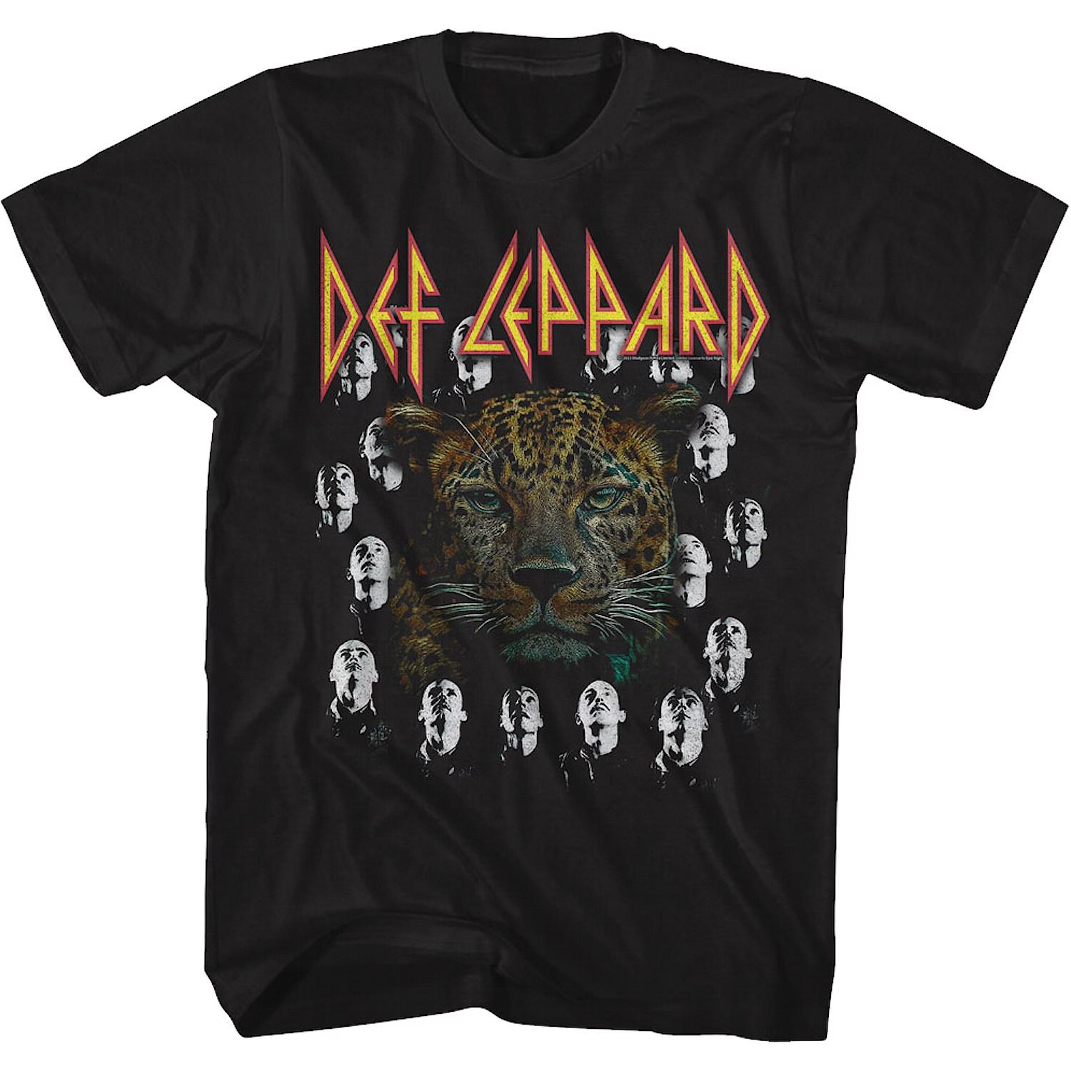High N Dry Leopard Def Leppard T-Shirt Music Black S-234XL shirt A322 XXL