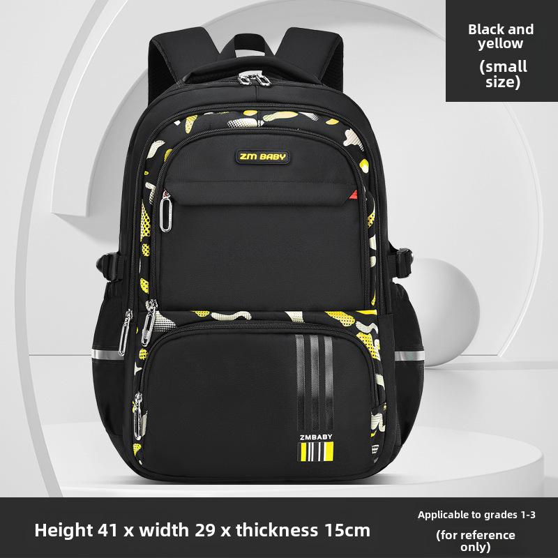Lightweight, Large-Capacity Printed Backpack for Elementary Boys (Ages 6-12)
