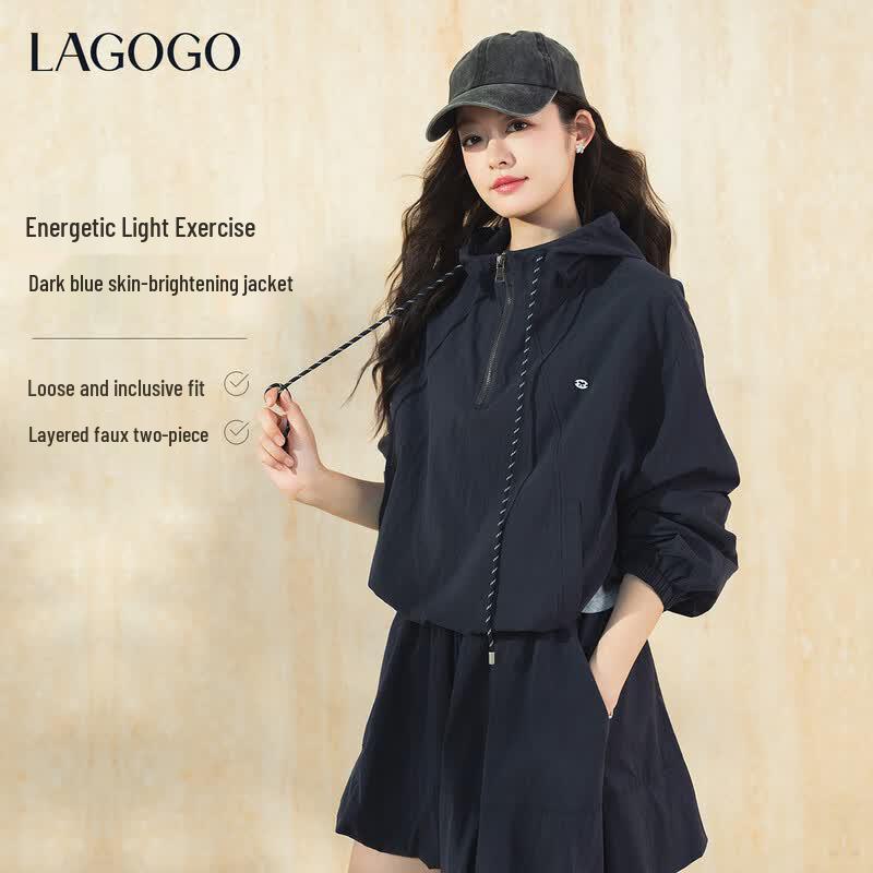 LAGOGO Women s Casual Hooded Top S3