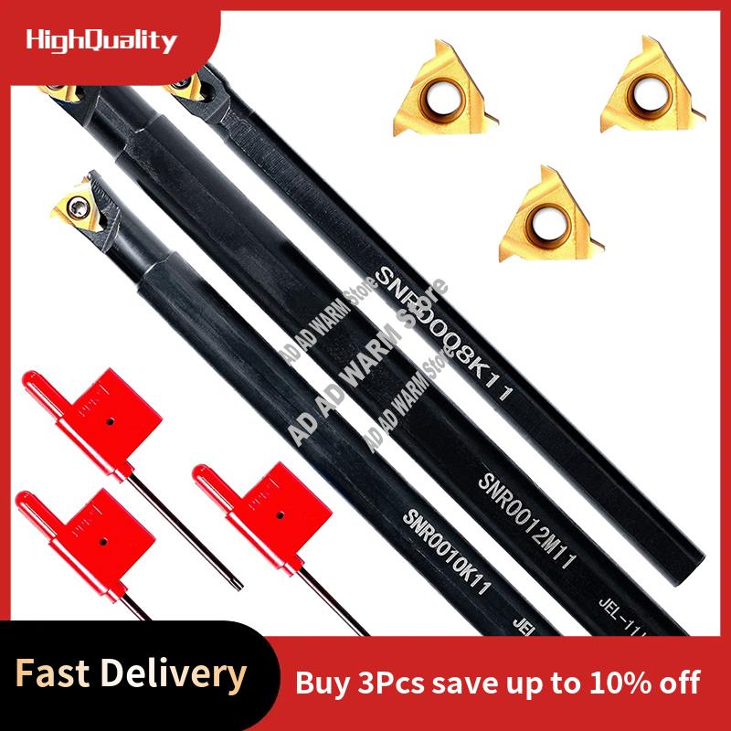 AD23-Lathe Threading Tool Set - Turning Shank Boring Bars With Indexable Carbide Inserts