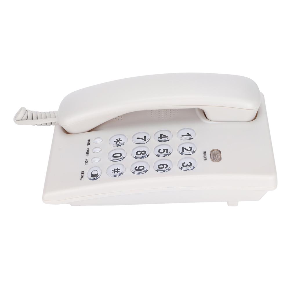 KXT504 Desktop Corded Telephone Multifunctional Large Button Landline Phone for   Hotel(Black )