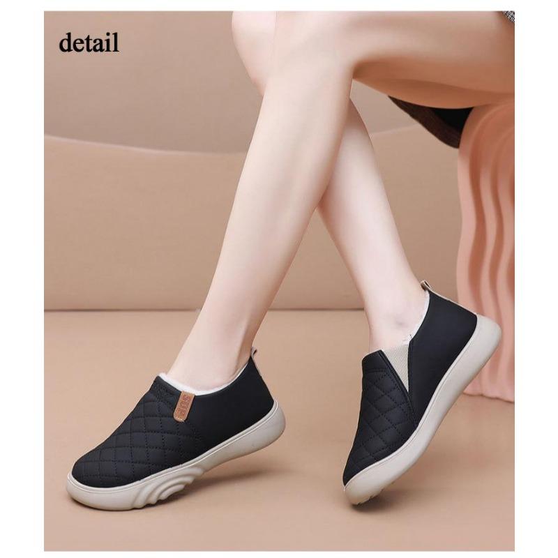 Winter Warm Short Bootie Slippers for Women Slip On House Shoes Outdoor Indoor Snow Booties Shoes Women's Comfortable Faux Fur Lining Ankle Boots