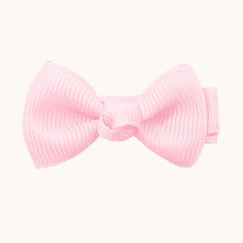 Twist Taille Geripptes Band Schleife Baby Haarspange – Niedlicher Handgemachter Kinder Kopfschmuck