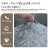 Thickened Elastic Gold Diamond Fleece Skirt Chair Cover Solid Color Universal Household Hotel High Back Chair Cover