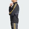 Adidas Striped Zip Fitted Jacket Men Jackets Black HY0641