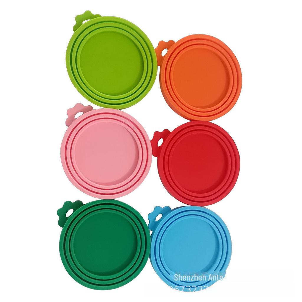 Silicone Pet Food Can Lid - 3-in-1 Fresh-Keeping Seal for Cats and Dogs