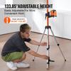 Laser Level Tripod 1/4"-20 & 5/8"-11 Thread 40.94-133.85 in Height Adjust