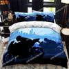 3D Print Motorcycle Rider Bedding Set Bedroom Soft Modern Bedspreads Comefortable Kids Duvet Cover Quilt Cover And Pillowcase