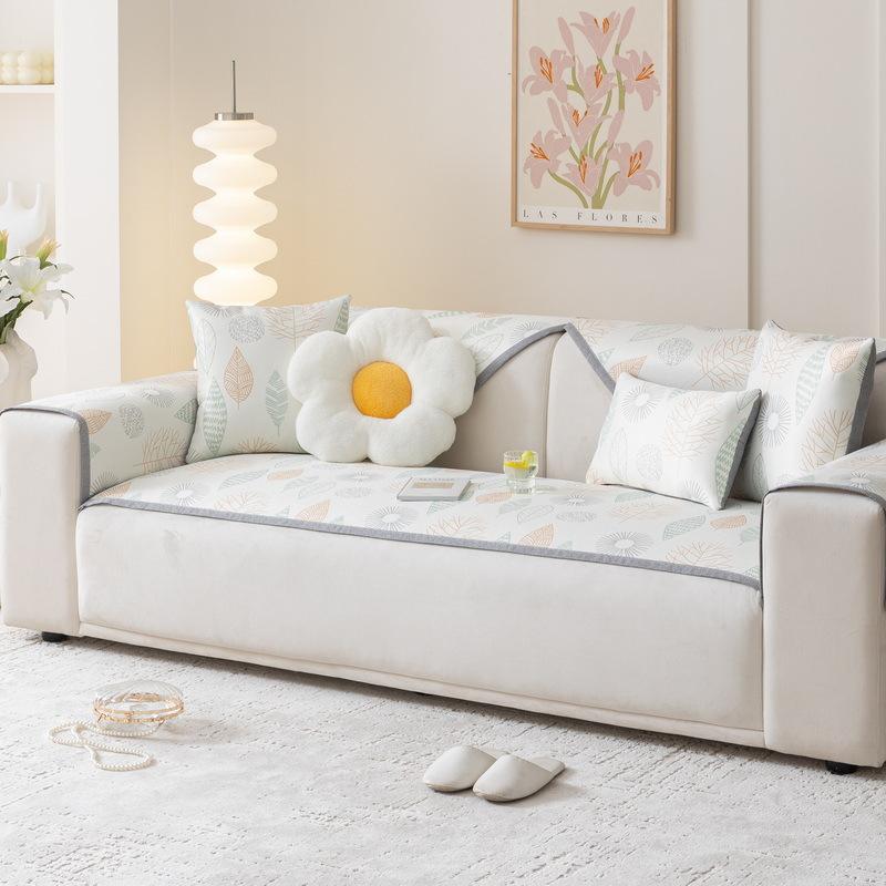 

Cartoon Ice Rattan Sofa Cushion Mat Cold Mat Ice Silk Mat Washable Summer Sofa Cover Cold Seat Cushion Summer 70*70cm