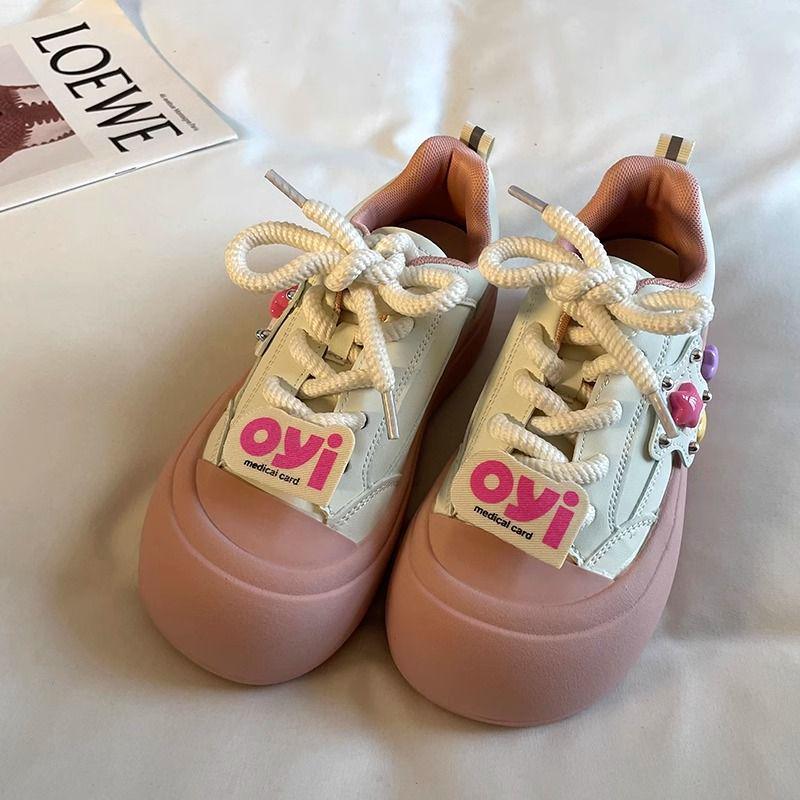 Girls' Trendy Sports Shoes - Spring 2026 Soft Sole Casual Sneakers for Big Kids