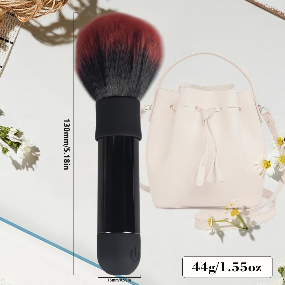 Make-up štětec G-bod vibrátor Sexuální hračky Výkonný vibrační stimulátor orgasmu klitorisu a bradavek USB bezdrátové nabíjení AV tyč masážní přístroj