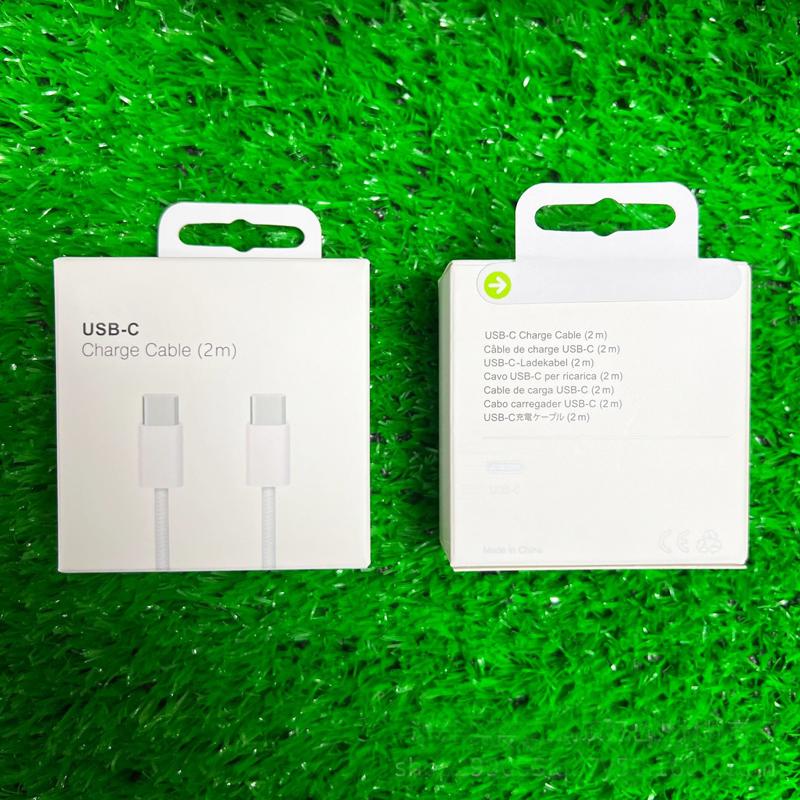 60W PD USB-C auf C Schnellladekabel für Apple iPhone 16 Pro Max 15 Plus Typ C Schnellladung für Samsung Nylon Geflechtkabel 2m