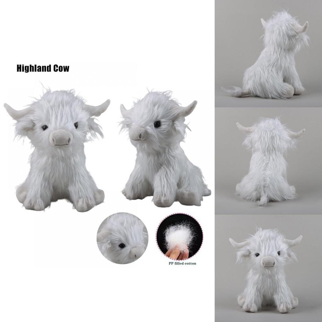 Entzückendes 9,4 Zoll schottisches Hochlandrind Plüschtier Geschenk für Kinder