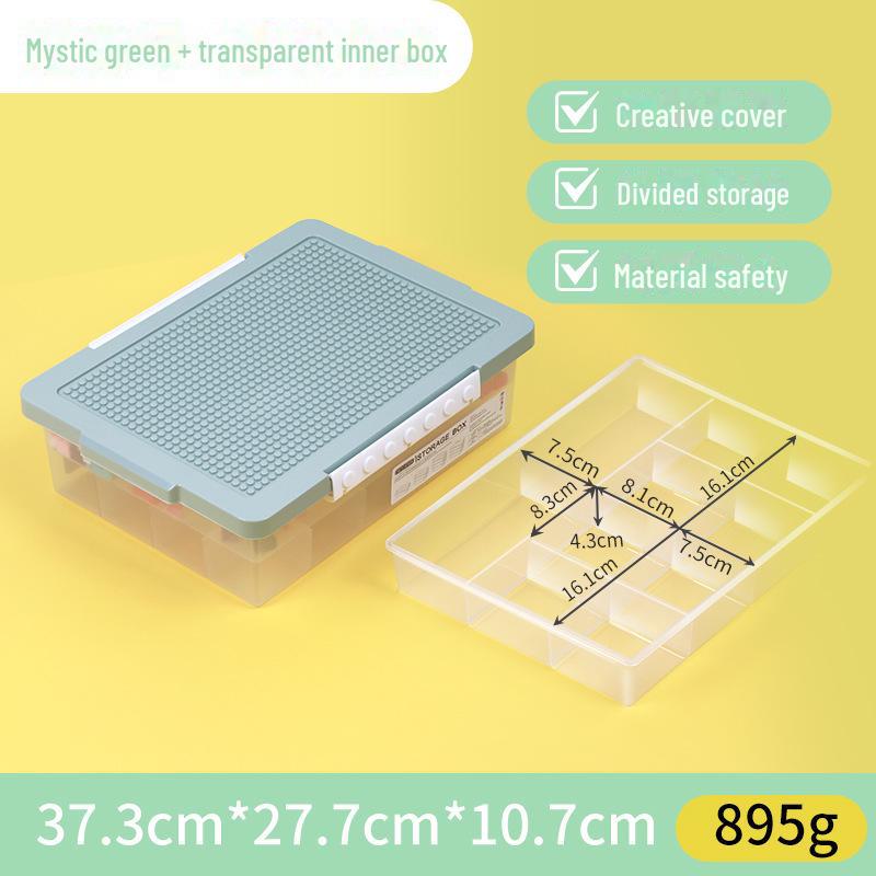 

Компактный ящик для хранения мелких деталей и игрушек Lego