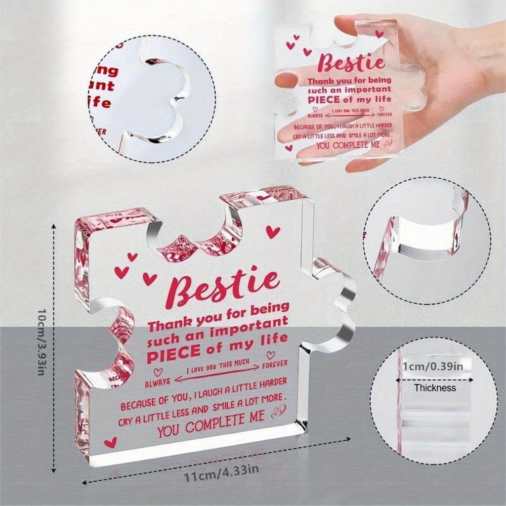 Bestie Celebration Plaque - Versatile Friendship Gift for Cherished Moments