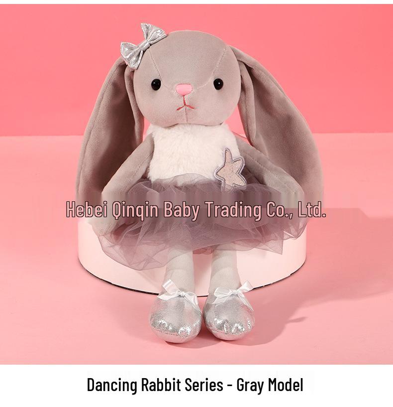 Cute Ballet Rabbit Plush Toy - Little Bunny Stuffed Animal Doll for Girls' Birthdays