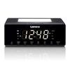 Lenco CR-540BK - Alarm Clock Radio with Dimmable Night Light and USB Charging Function - Black
