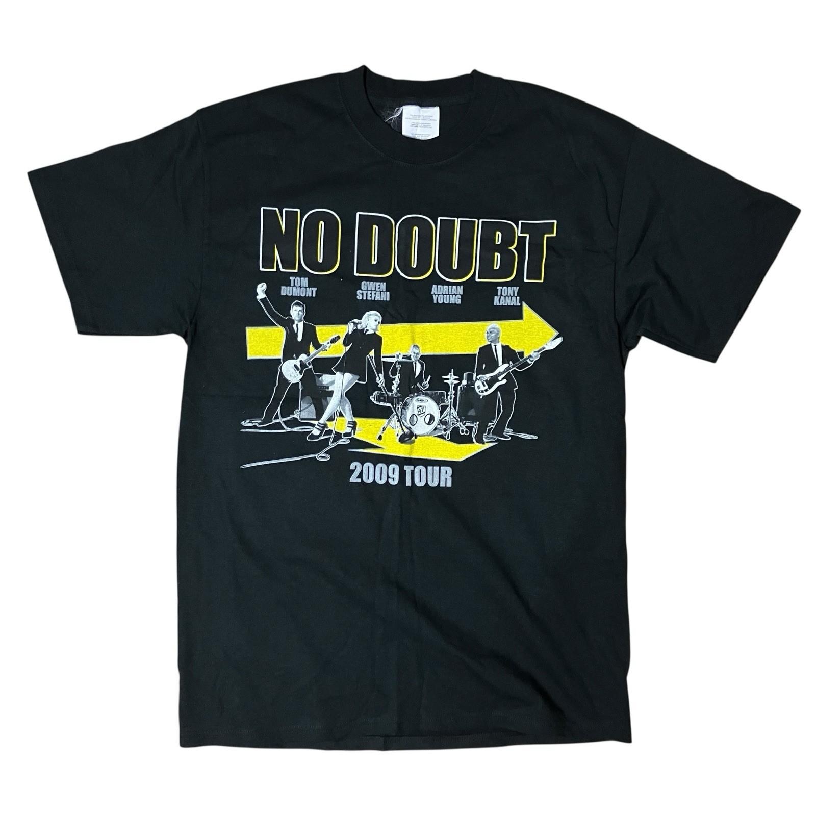 No Doubt T-Shirt M Black 2009 Tour Concert Band Rock Grunge Paramore Y2K Tee S