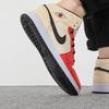 Air Jordan 1 Mid SS GS Dunk Contest Kids Sneakers Cream Muslin Black DV7012-100