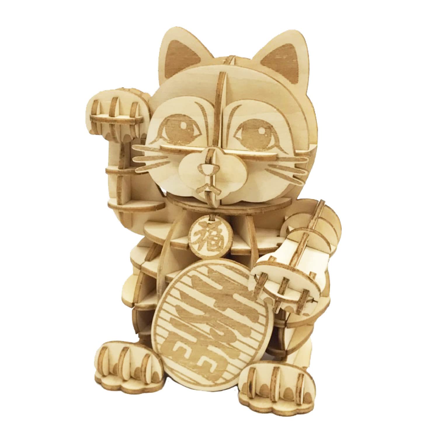 

Lucky Cat Деревянный 3D пазл 3D набор для самостоятельного изготовления, который понравится всем, от учеников начальной школы до взрослых. Развивающая игрушка для мальчиков и девочек.