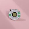 Trendy Japanese Anime Evolution Brooch: Versatile Digital Metal Badge & Clothing Accessory