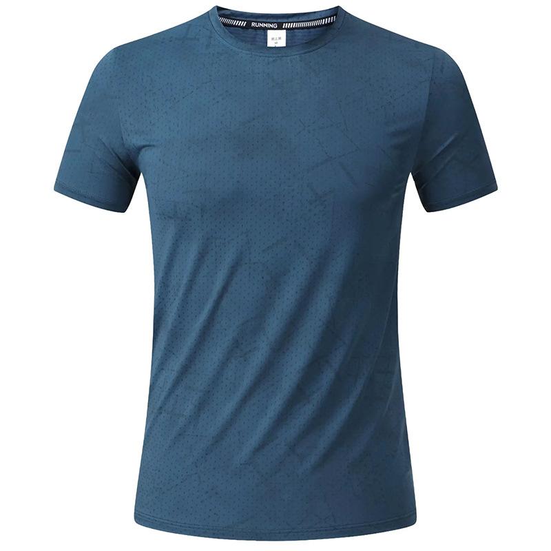 Summer sports T-shirt men's short-sleeved quick-drying top fashion casual wear running fitness training