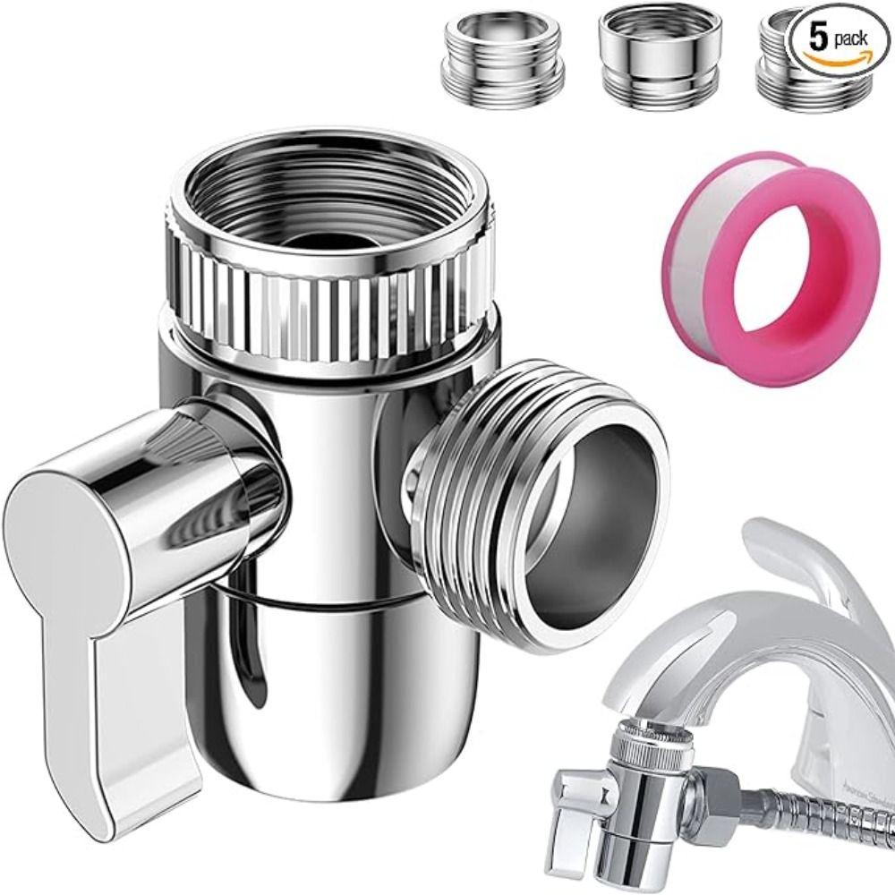 Universal Above Counter Water Filter Faucet Spraye Faucet Adapter Water Distribution Valve  Kitchen