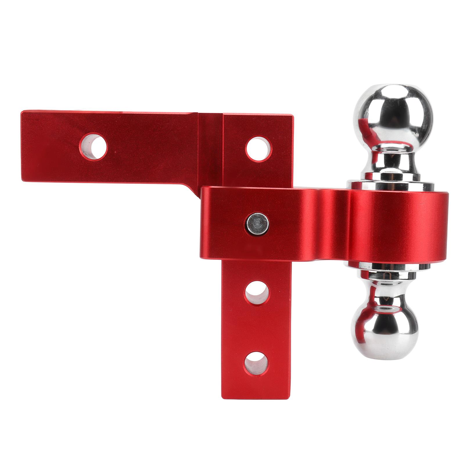 

Фаркоп с шаром, регулируемый по высоте 6 дюймов, алюминиевый, для 2-дюймовых приемников, красный красный