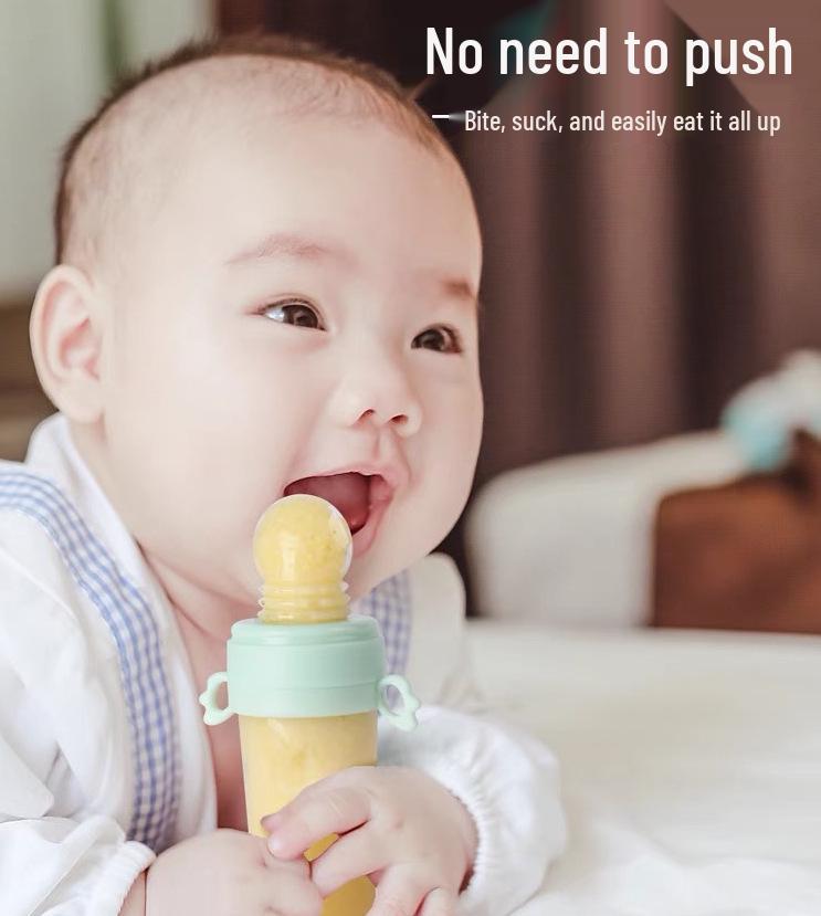 Silicone Baby Feeding Spoon & Teether for Rice Cereal and Puree
