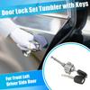 Edinstry Car Door Door Lock Key Front Door Cylinder Kit with 2 Compatible with Toyota Lock, Pin, Cylinder, Keys, 2013-2017, 72185-T2A-A01