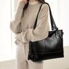 Stylish Faux Leather Shoulder Bag Women's Large Capacity Tote Bag