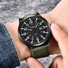 Watch Men's Nylon Strap Sports Calendar Quartz Watch