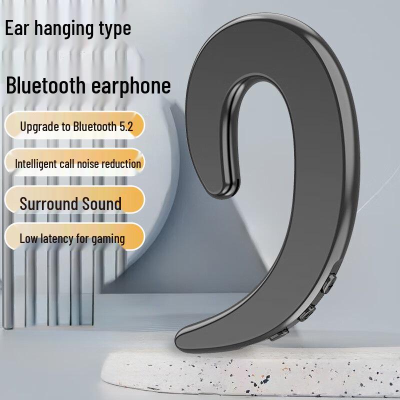 Y12 Ear-hook Bluetooth Headset: Universal Fit, Noise Reduction, High Sound Quality, Long Battery Life.