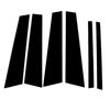 6Pcs Glossy Black Car Pillar Posts Door Window Trim Cover Stickers Accessories Fit For BMW X1 E84 2010-2015