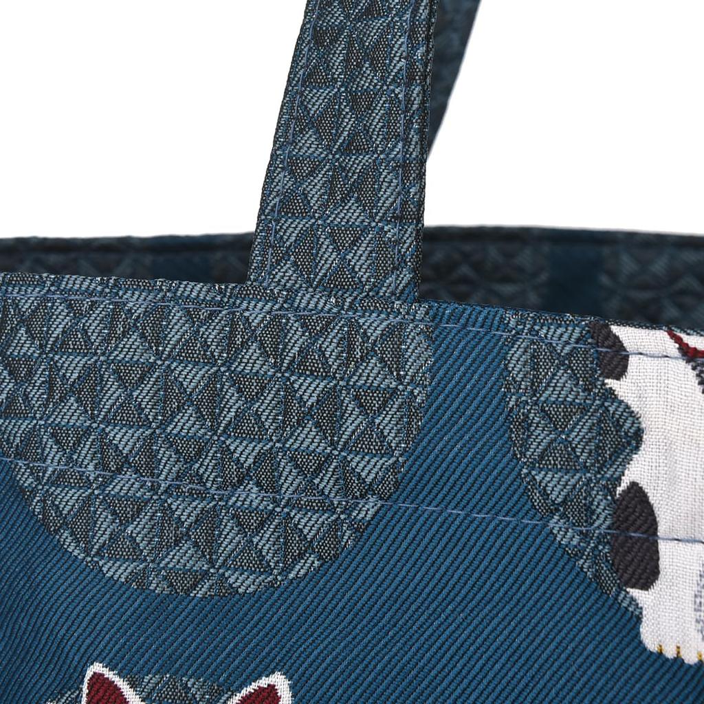 Kusguru Japan Gobelin Tote Bag, Women's, 258170, Blue-Green