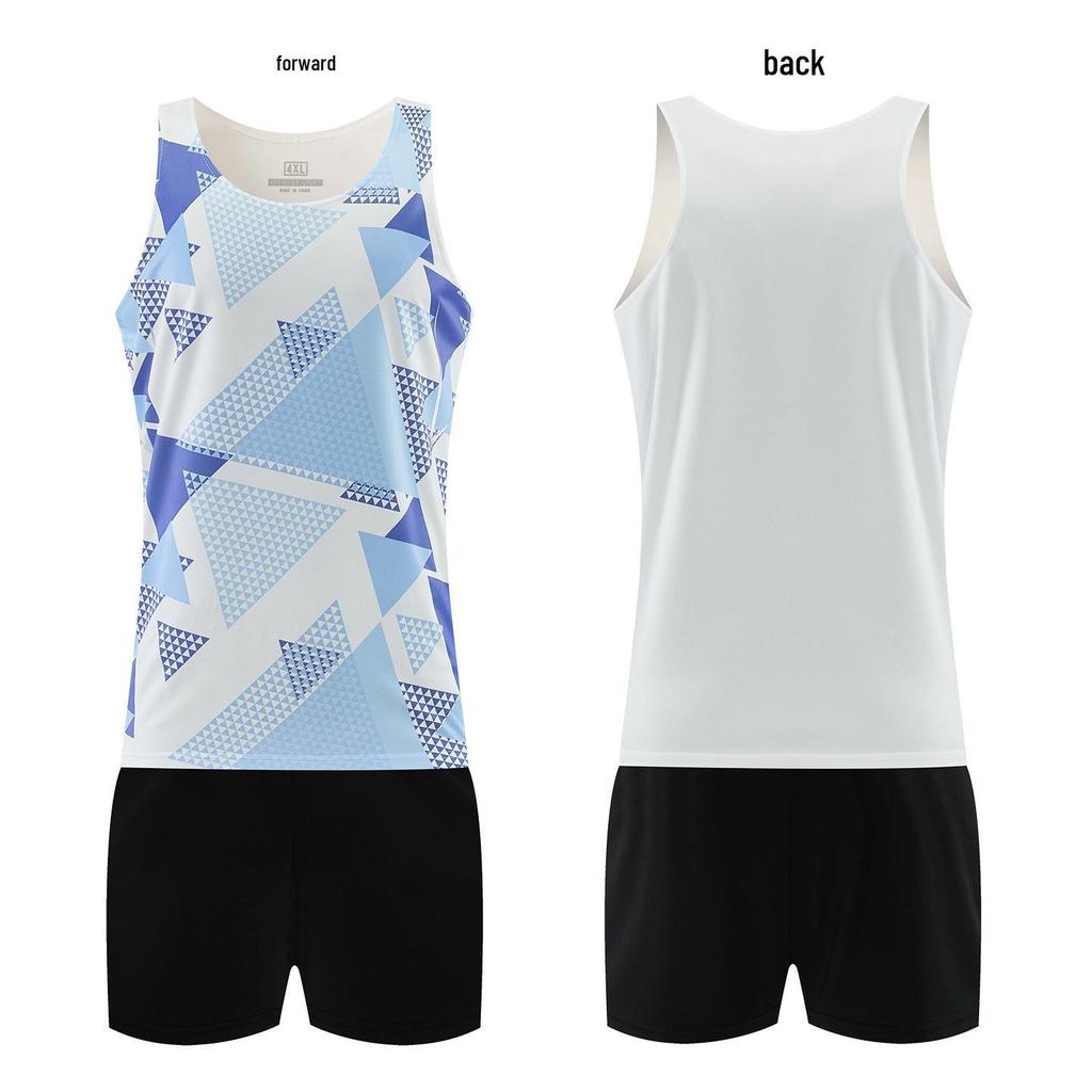 Men's Quick-Dry Track and Field Training Set: Marathon Running Vest & Shorts