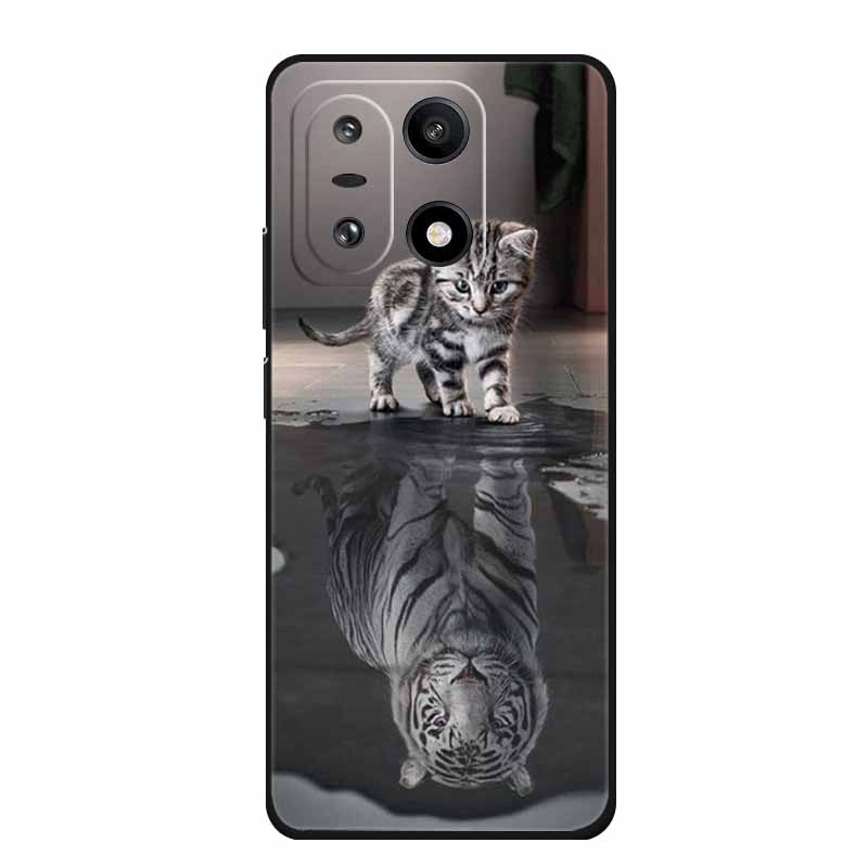 For OnePlus 15 5G Case Black TPU Cool Wolf Animals Silicone Phone Cover For OnePlus 15 2025 Protection Shells CPH2745 Coque Para
