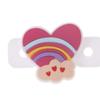 Cute Colorful Heart-Shaped Silicone Tennis Racket Vibration Dampeners Tennis Racquet Anti Vibration Tennis Accessories