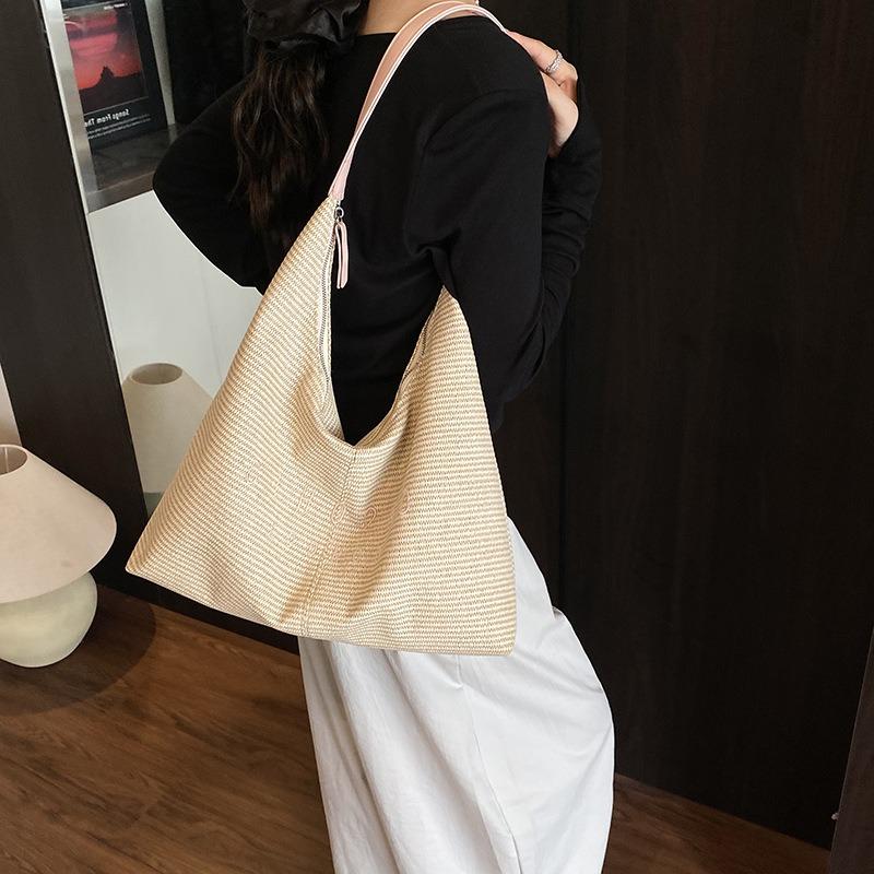 Fashion Large-capacity Tote Bag Women's Summer New Simple Casual Shoulder Bag High-value Versatile Bag