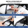 2Pc PVC Car Rearview Rain Eyebrow Transparent Stickers For BMW E34 E46 E39 E38 E90 E60 E36 F30 F30 F10 E92 E38 E91 G30 G38 M3 M5