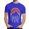 Man S O Neck Twin Peaks Red Pine Tree Moon Short Sleeve Arrival For