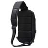 Yanmo Crossbody Bag with USB Charging Waterproof and Fits a iPad Men's Port, Anti-Theft, 9.7-inch (Black)