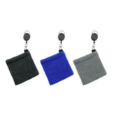 Toalhas de Golfe de Tecido de Microfibra com Corda Telescópica Toalhas de Limpeza de Golfe para Torneio de Golfe Fitness Yoga Camping