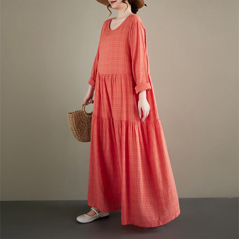 DIMANAF Neu 2026 Damen Übergröße Frühling Sommer Strand Mode Dame Langes Kleid Locker Übergröße Maxi Blumendruck Schwarz