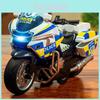Kids Interactive Alloy Racing Motorcycle With Lights And Sound For Children Playtime
