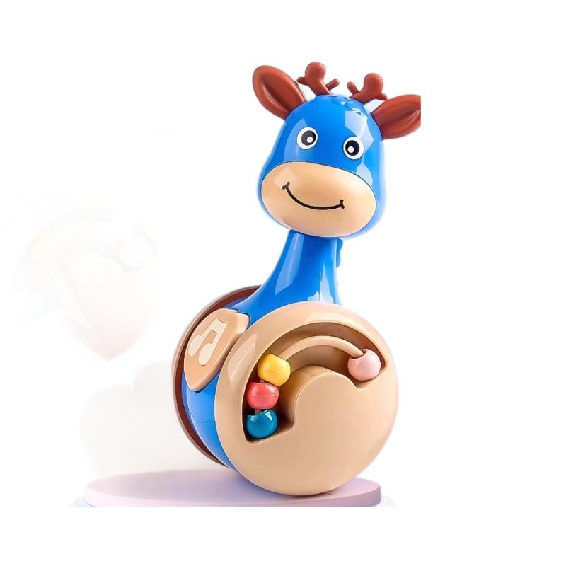 Gleitendes Stehaufmännchen Reh: Beruhigendes Lernspielzeug für Babys 6-12 Monate und Kleinkinder 0-3 Jahre