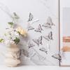 12pcs 3D Butterfly Wallpaper Self Adhesive Decal New Butterfly Wall Stickers  Festival Decoration