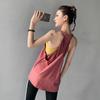 Women's Loose Y-Back Sleeveless Quick-Dry Sports Vest for Yoga & Running - Plus Size Cover-up for Autumn