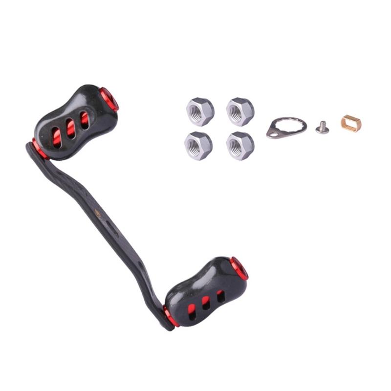 Carbon Fibers Fishing Reels Handle Baitcasting Trolling Reels Handle Rocker Water Drop Reels Handle Easy Installation