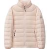 Light and thin ribs down jacket women's short white duck down winter new hooded couple warm casual jacket